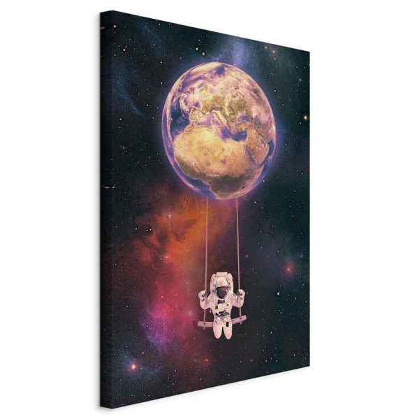 Canvas Print - Space Swing (1 Part) Vertical