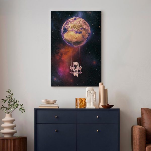 Canvas Print - Space Swing (1 Part) Vertical