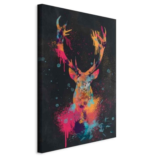 Canvas Print - Spectacular Deer (1 Part) Vertical