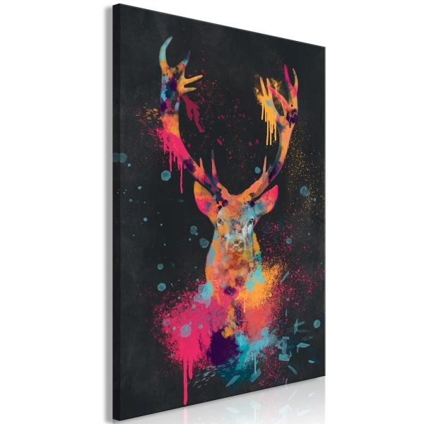 Canvas Print - Spectacular Deer (1 Part) Vertical