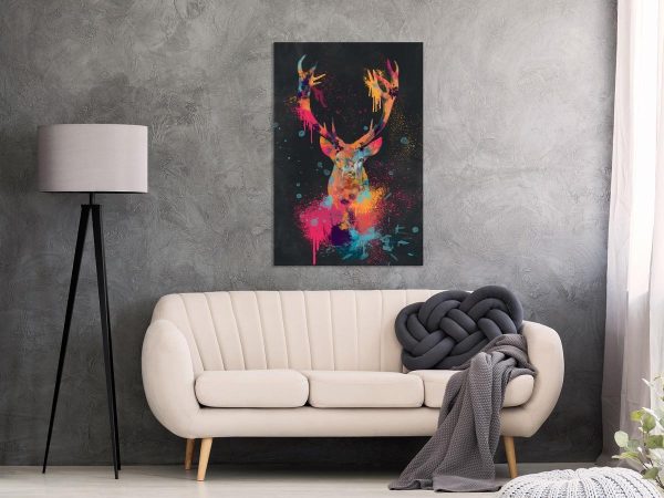 Canvas Print - Spectacular Deer (1 Part) Vertical