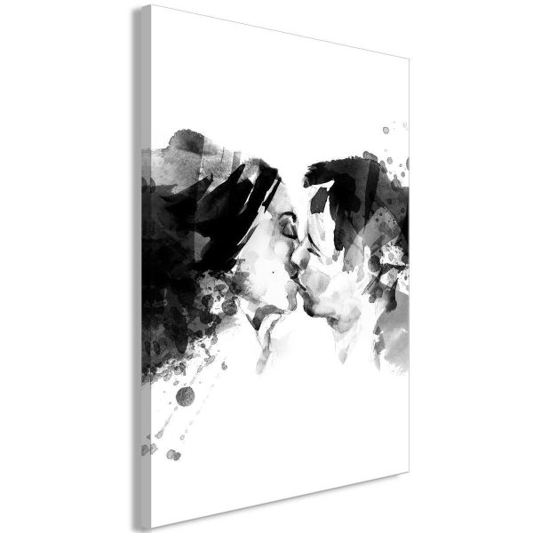 Canvas Print - Spontaneous Kiss (1 Part) Vertical