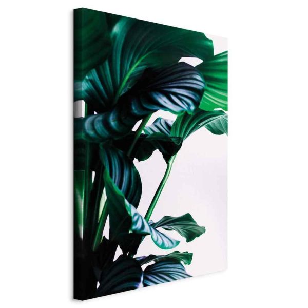 Canvas Print - Springy Leaves (1 Part) Vertical