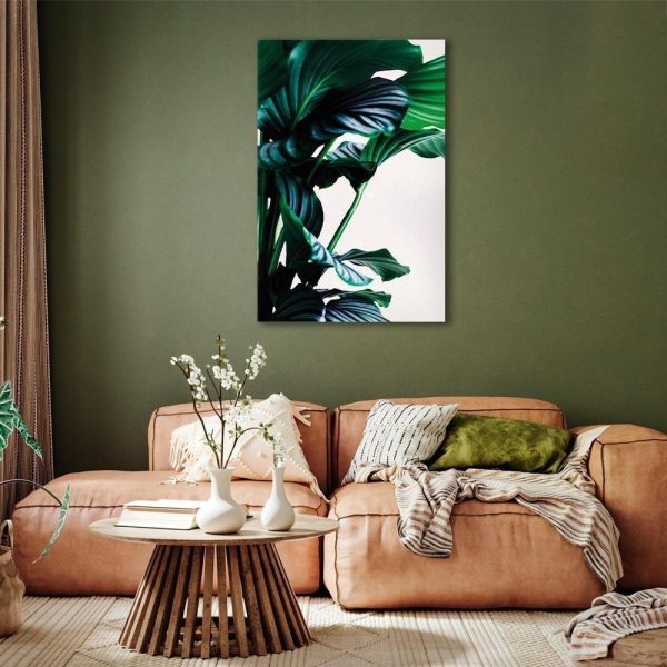 Canvas Print - Springy Leaves (1 Part) Vertical