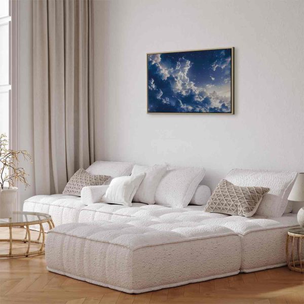 Canvas Print - Starry Clouds and Delicate Light Over a Corner of the Sky - Image 6