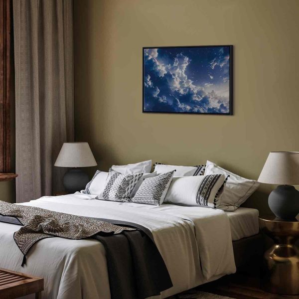 Canvas Print - Starry Clouds and Delicate Light Over a Corner of the Sky - Image 7