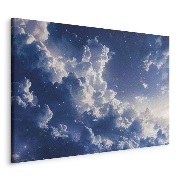 Canvas Print - Starry Clouds and Delicate Light Over a Corner of the Sky - Image 2