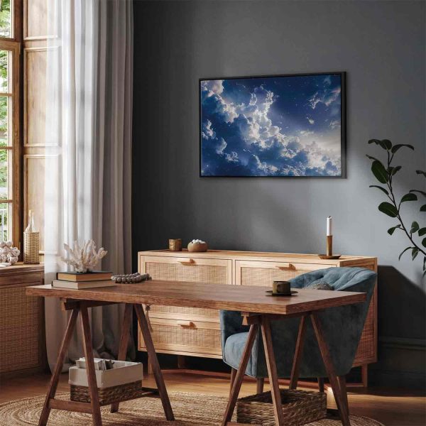 Canvas Print - Starry Clouds and Delicate Light Over a Corner of the Sky - Image 12