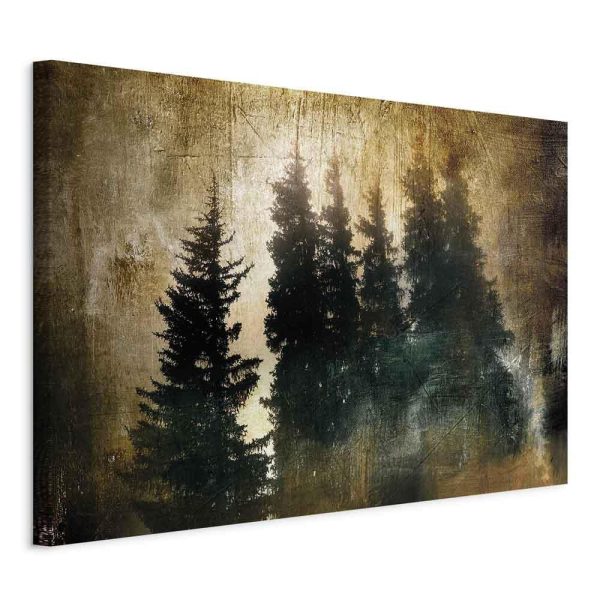 Canvas Print - Stately Spruces (1 Part) Wide
