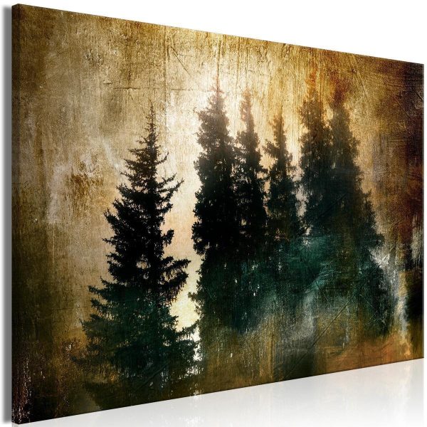 Canvas Print - Stately Spruces (1 Part) Wide