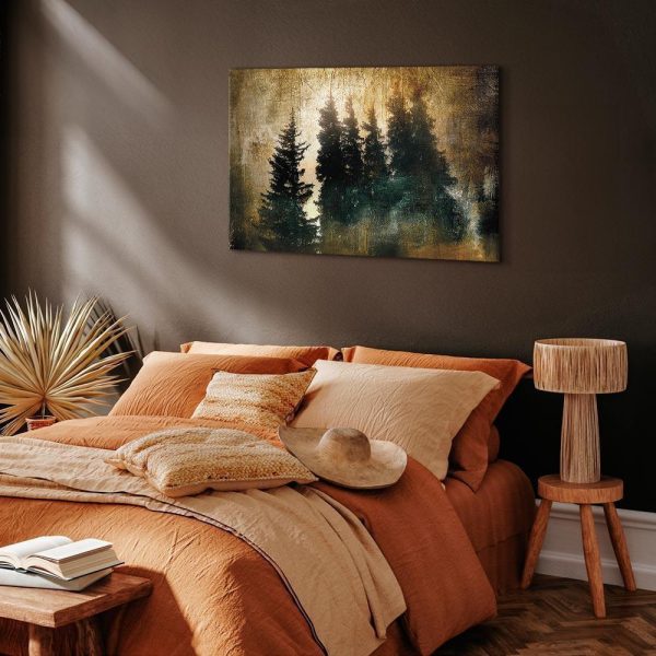 Canvas Print - Stately Spruces (1 Part) Wide