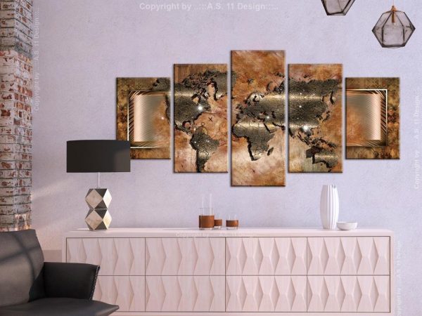 Canvas Print - Steel Map - Image 4