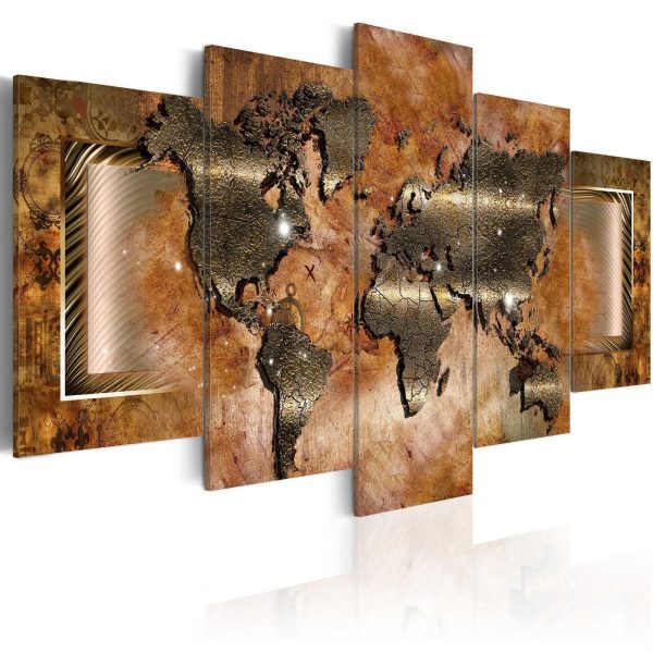 Canvas Print - Steel Map - Image 2