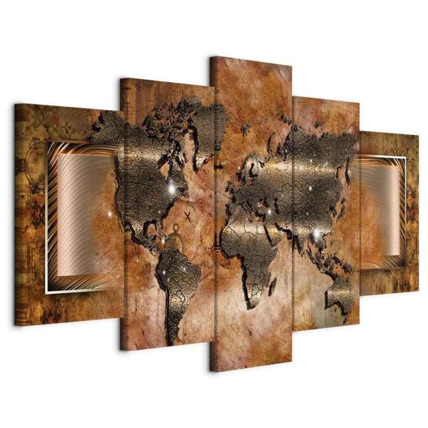 Canvas Print - Steel Map