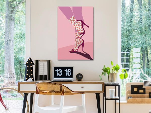 Canvas Print - Strawberry Socks (1 Part) Vertical