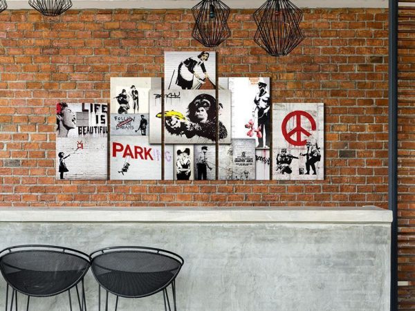 Canvas Print - Street Crimes: Banksy Art - Image 4