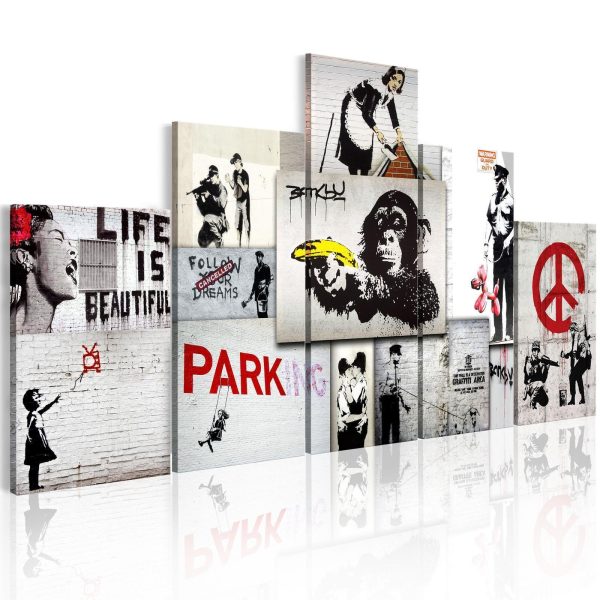 Canvas Print - Street Crimes: Banksy Art - Image 2
