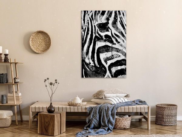 Canvas Print - Striped Nature (1 Part) Vertical