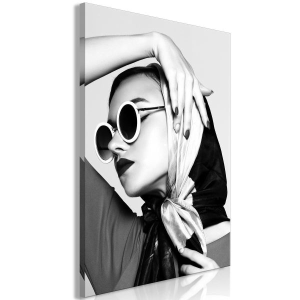 Canvas Print - Stylish Lady (1 Part) Vertical