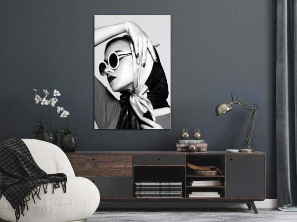 Canvas Print - Stylish Lady (1 Part) Vertical