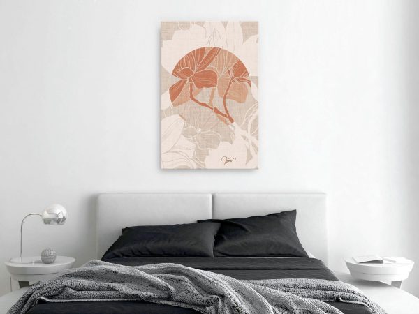 Canvas Print - Stylish Magnolia (1 Part) Vertical - Image 2