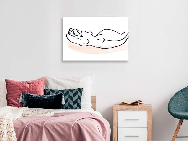 Canvas Print - Sunbathing (1 Part) Wide