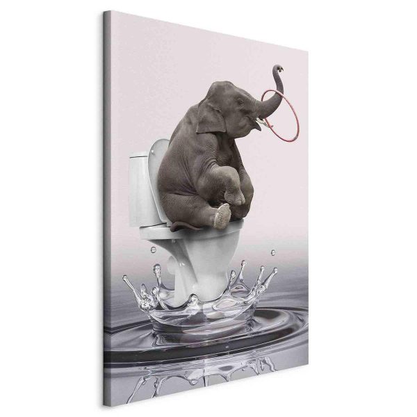 Canvas Print - Surfing (1 Part) Vertical
