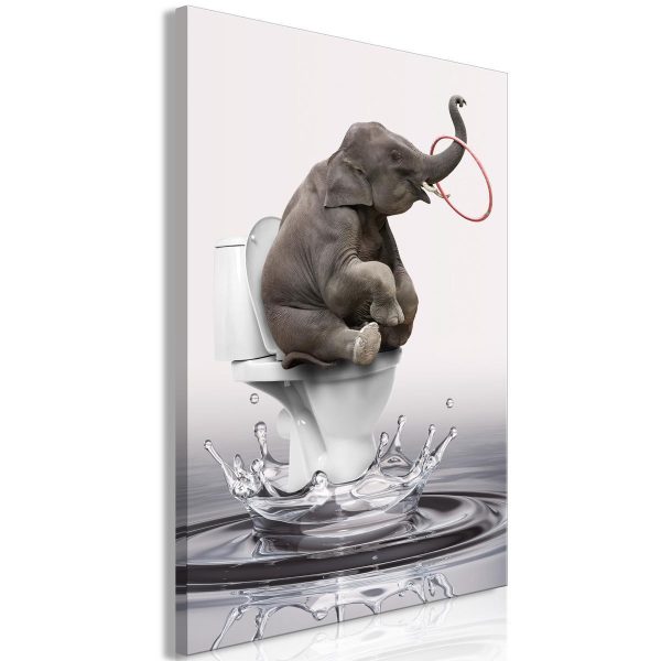 Canvas Print - Surfing (1 Part) Vertical