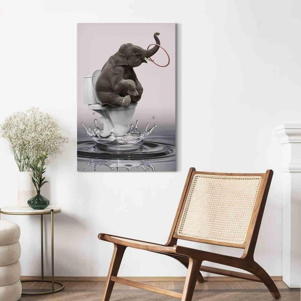 Canvas Print - Surfing (1 Part) Vertical