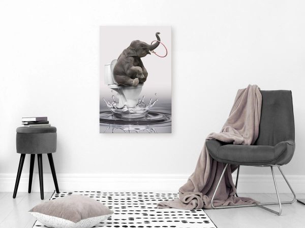 Canvas Print - Surfing (1 Part) Vertical