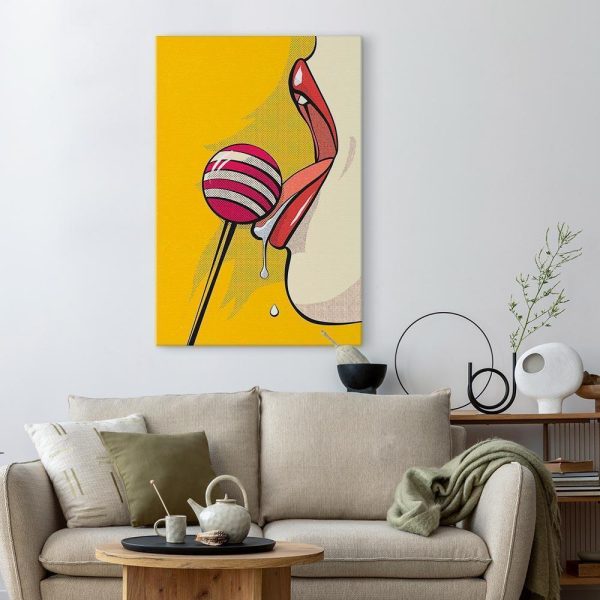 Canvas Print - Sweet Lollipop (1 Part) Vertical