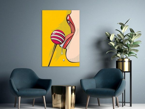 Canvas Print - Sweet Lollipop (1 Part) Vertical