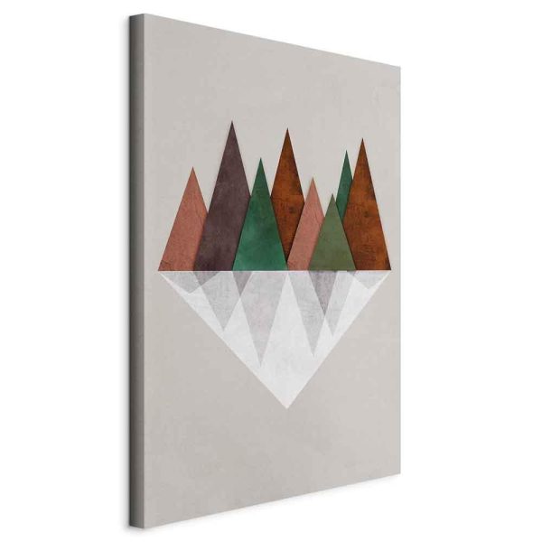 Canvas Print - Symmetrical Land (1 Part) Vertical