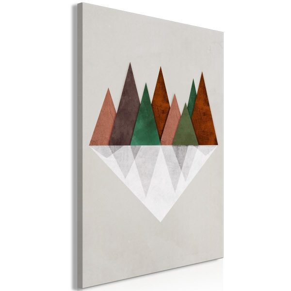 Canvas Print - Symmetrical Land (1 Part) Vertical