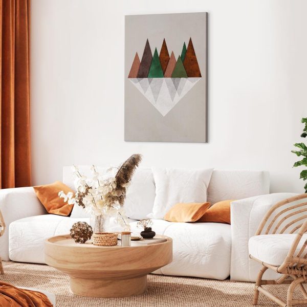 Canvas Print - Symmetrical Land (1 Part) Vertical