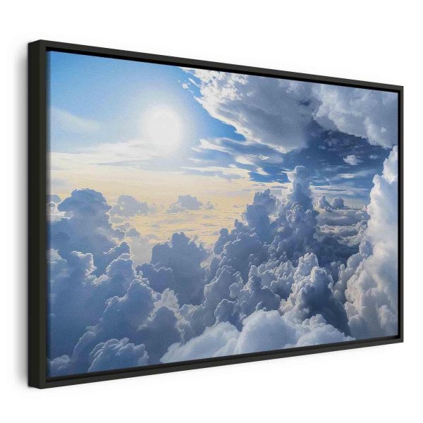 Canvas Print - Symphony of Light: Sun and Clouds Collaborating on a Beautiful Sky - Image 3