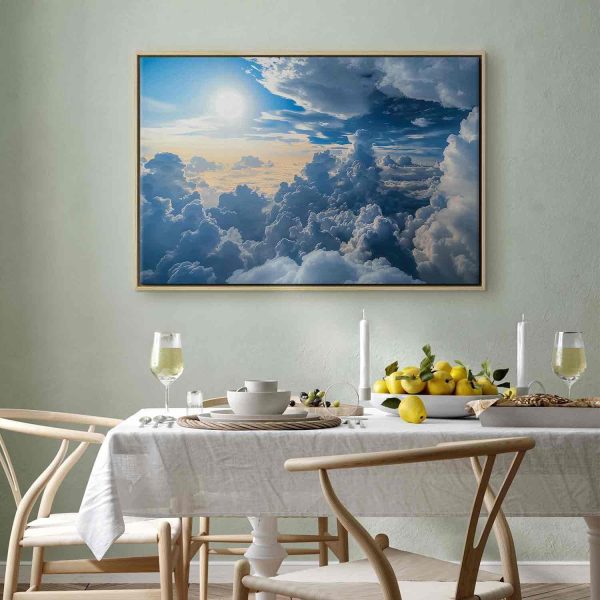 Canvas Print - Symphony of Light: Sun and Clouds Collaborating on a Beautiful Sky - Image 12