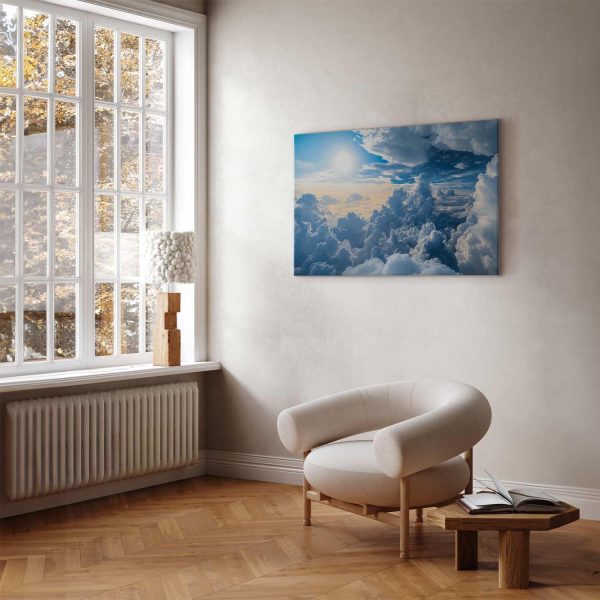Canvas Print - Symphony of Light: Sun and Clouds Collaborating on a Beautiful Sky - Image 5