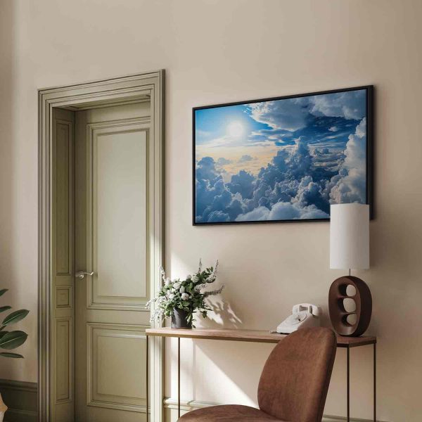 Canvas Print - Symphony of Light: Sun and Clouds Collaborating on a Beautiful Sky - Image 6
