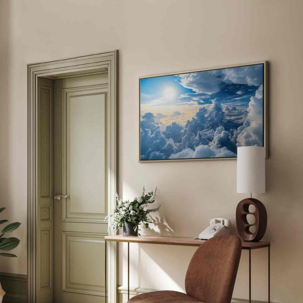 Canvas Print - Symphony of Light: Sun and Clouds Collaborating on a Beautiful Sky - Image 4