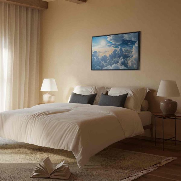 Canvas Print - Symphony of Light: Sun and Clouds Collaborating on a Beautiful Sky - Image 11