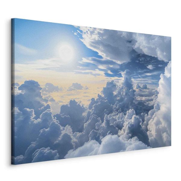 Canvas Print - Symphony of Light: Sun and Clouds Collaborating on a Beautiful Sky - Image 2