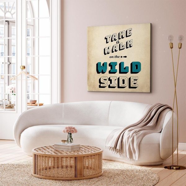 Canvas Print - Take Walk on the Wild Side (1 Part) Square