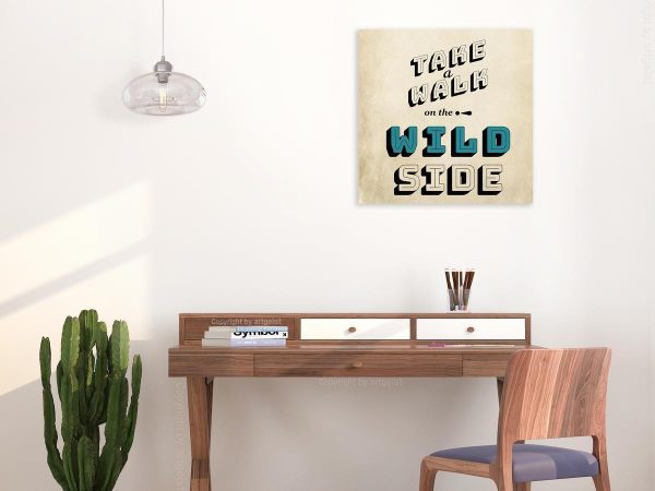 Canvas Print - Take Walk on the Wild Side (1 Part) Square