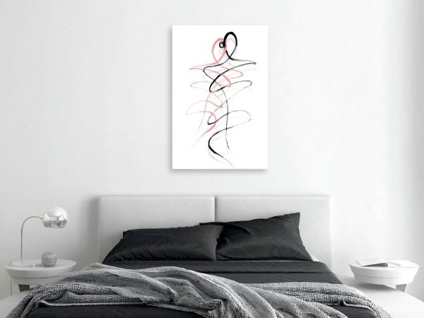 Canvas Print - Tangled Passion (1 Part) Vertical - Image 2