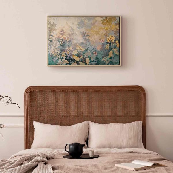 Canvas Print - Tapestry Pattern with a Meadow and Flowers Kilim with a Spring Motif - Image 7