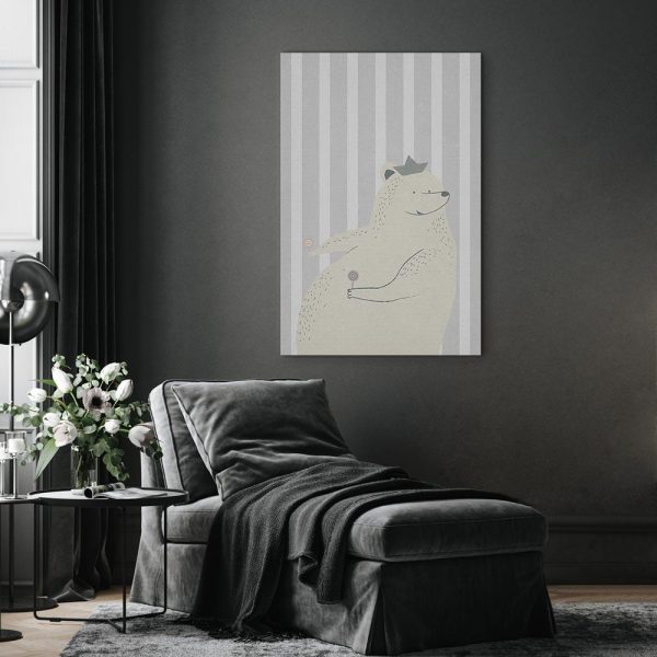 Canvas Print - Teddy Bear Gourmand (1 Part) Vertical
