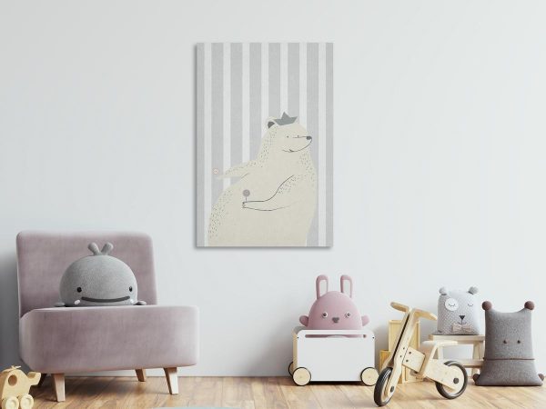 Canvas Print - Teddy Bear Gourmand (1 Part) Vertical