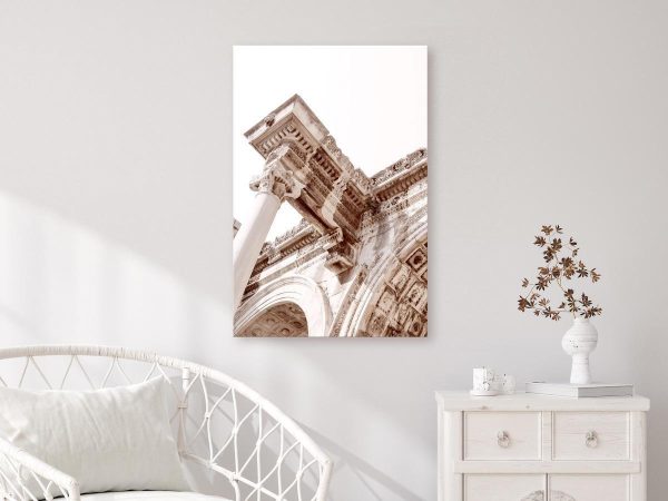 Canvas Print - Temple of Hadrian (1 Part) Vertical