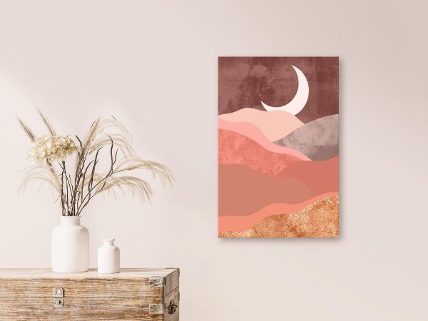 Canvas Print - Terracotta Landscape (1 Part) Vertical
